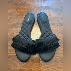 Black birdies sandals women size 7.5